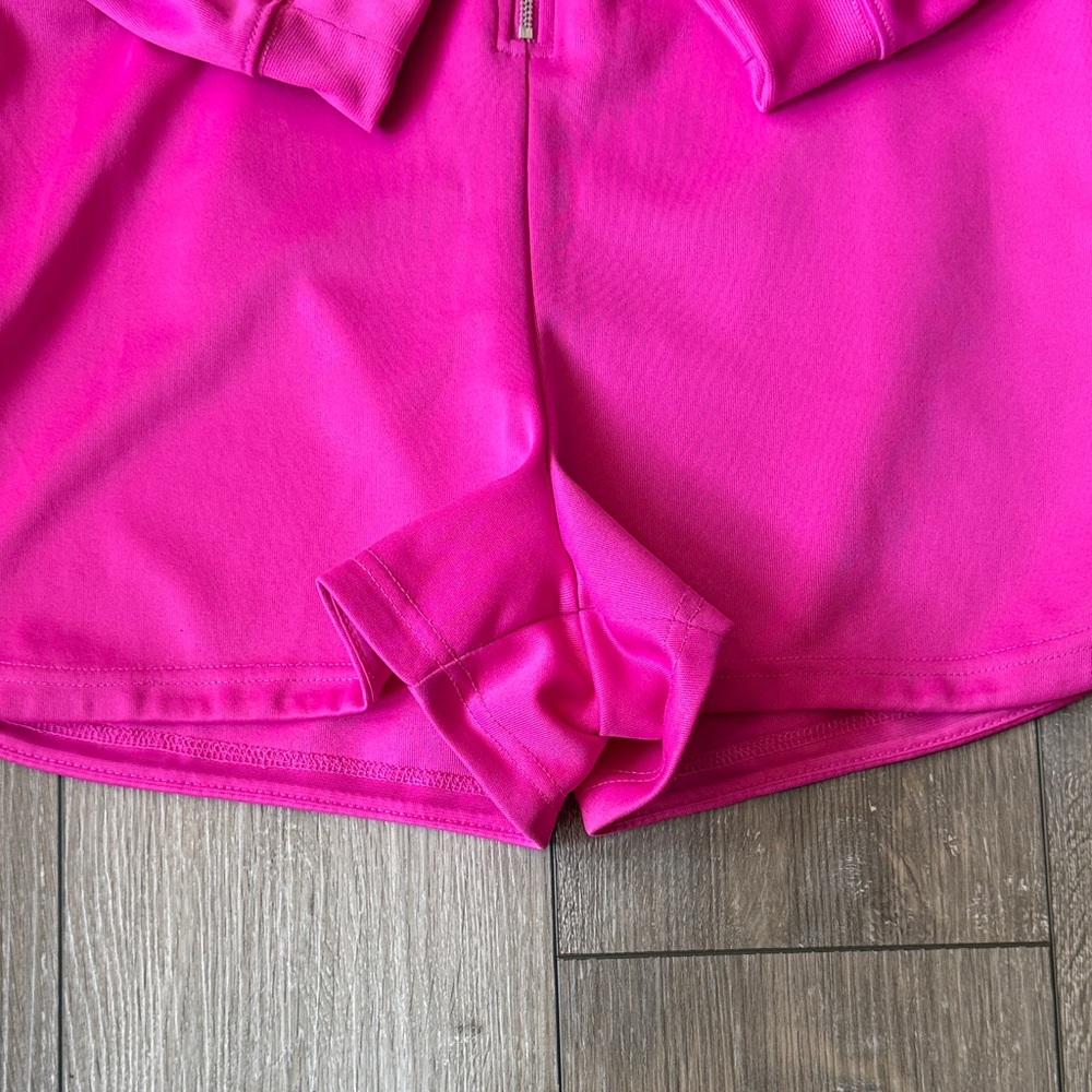 Nike Air Hot Pink Long Sleeve Romper - Picture 7 of 11